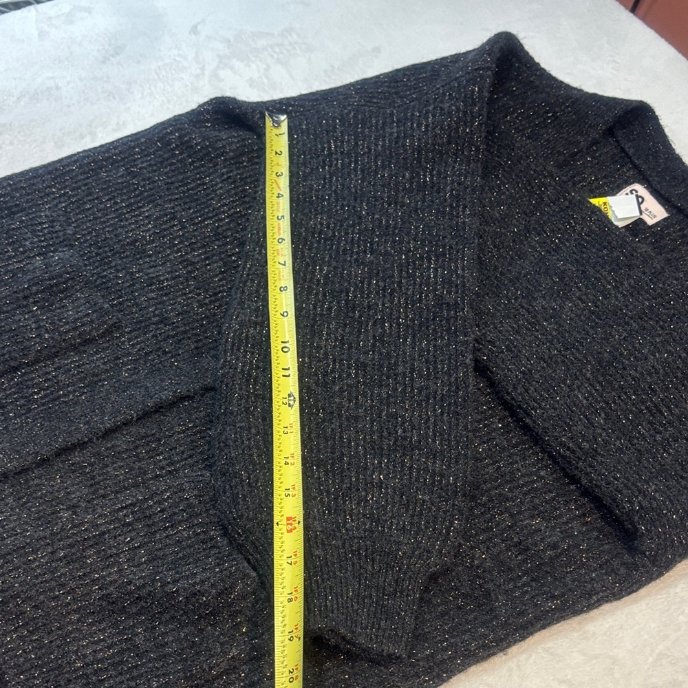 SO Men's Black Cardigan Sweater - Picture 6 of 8